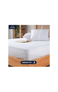 Mikro Su Sıvı Geçirmez Yatak Koruyucu Alez, 160x200 Cm Boyutunda Açık Indigo Mikro Su Sıvı Geçirmez Yatak Koruyucu Alez, 160x200 Cm Boyutunda Açık Indigo
