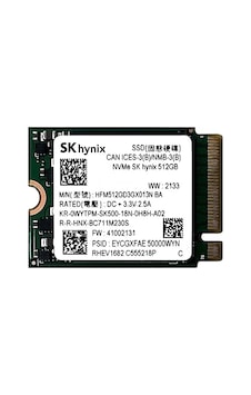 Skhynix BC901 512 GB 2230 M.2 Nvme SSD Skhynix BC901 512 GB 2230 M.2 Nvme SSD