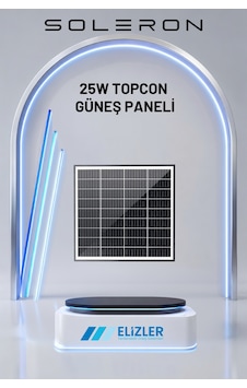 Soleron 25w Topcon Güneş Paneli Soleron 25w Topcon Güneş Paneli