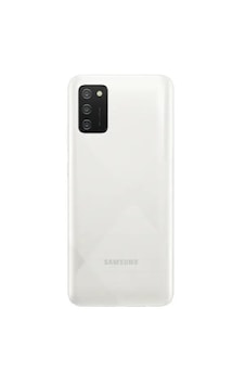 Samsung Uyumlu A02s Arka Kapak Kamera Camı Yok Beyaz