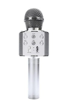 Çocuklar İçin Karaoke Mikrofon Bluetoothlu Mikrofon Speaker Yetişkin İçin Karaoke Aux Usb Sd Kart Girişli Mic Gümüş Sku: Zeusb0d4b6d1w2 Çocuklar İçin Karaoke Mikrofon Bluetoothlu Mikrofon Speaker Yetişkin İçin Karaoke Aux Usb Sd Kart Girişli Mic Gümüş Sku: Zeusb0d4b6d1w2