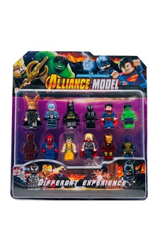 12 Li Süper Kahraman Figür Seti Mini Karakter Oyuncakları Avengers 12 Li Süper Kahraman Figür Seti Mini Karakter Oyuncakları Avengers