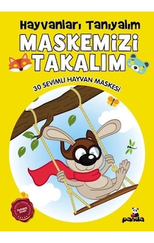 Hayvanları Tanıyalım Maskemizi Takalım - 30 Sevimli Hayvan Maskesi - Afife Çoruk - Panda Hayvanları Tanıyalım Maskemizi Takalım - 30 Sevimli Hayvan Maskesi - Afife Çoruk - Panda