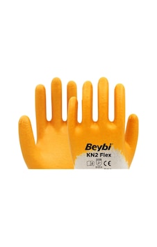 Beybi Pamuk Nitril Pmk Kn2 Flex 8 Beden Eldiven 12li Paket En388 3121x Sarı Beybi Pamuk Nitril Pmk Kn2 Flex 8 Beden Eldiven 12li Paket En388 3121x Sarı