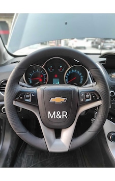 Chevrolet Cruze Kaplama Deri Direksiyon Kılıfı Siyah Chevrolet Cruze Kaplama Deri Direksiyon Kılıfı Siyah