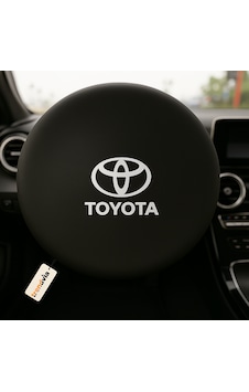 Toyota Araba Penye Kumaş Direksiyon Kılıfı Siyah - Direksiyon Koruyucu Kılıf Siyah Toyota Araba Penye Kumaş Direksiyon Kılıfı Siyah - Direksiyon Koruyucu Kılıf Siyah