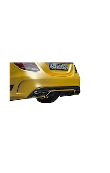 Mercedes C Serisi W205 (2015-2018) Arka Tampon Eki - Difüzör (pla