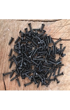 Siyah Renk Askı Vidası Menteşe Vidası Klips Vidası 9,5mm Mini Vida 100adet Siyah Renk Askı Vidası Menteşe Vidası Klips Vidası 9,5mm Mini Vida 100adet