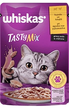 Whiskas Pouch Tastymix Sos İçinde Kuzulu Ve Hindili Yetişkin Kedi Konservesi 28 X 85 Gr Whiskas Pouch Tastymix Sos İçinde Kuzulu Ve Hindili Yetişkin Kedi Konservesi 28 X 85 Gr