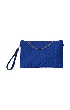 Names Bag Desenli Portföy Clutch Çanta 25x19 Cm - El Çantası Mavi Mavi Names Bag Desenli Portföy Clutch Çanta 25x19 Cm - El Çantası Mavi Mavi