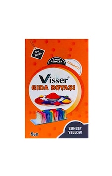Visser Toz Gıda Boyası Turuncu 12 x 9 G Visser Toz Gıda Boyası Turuncu 12 x 9 G