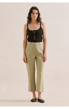 Manuka Keten Klasik Pantolon Taş Ss26pnt00035-0225