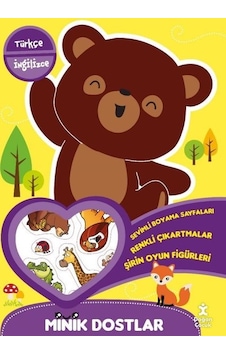 Minik Dostlar Ormanda Yürüyüş Boyama Kitabı - Türkçe İngilizce- Doğan Çocuk Minik Dostlar Ormanda Yürüyüş Boyama Kitabı - Türkçe İngilizce- Doğan Çocuk