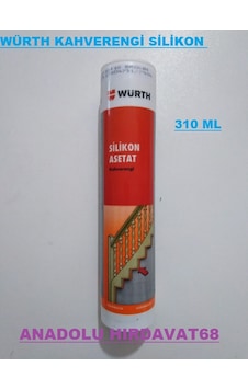 Würth Kahverengi Silikon Yapıştırıcı Güçlü Silikon Kahve Renk 310ml Germany Würth Kahverengi Silikon Yapıştırıcı Güçlü Silikon Kahve Renk 310ml Germany