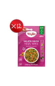 Yayla Salata Hazır Yeşil Miks 120 Gr X 12 Adet Yayla Salata Hazır Yeşil Miks 120 Gr X 12 Adet