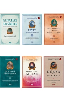 Imamı Gazali Gençlere Tavsiye-nefs Terbiye-yaratılıştaki 6'lı set Imamı Gazali Gençlere Tavsiye-nefs Terbiye-yaratılıştaki 6'lı set