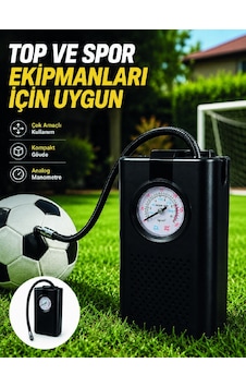Çok Amaçlı Taşınabilir Hava Pompası Araç Bisiklet Top Lastik Şişirme Pompası Standart Çok Amaçlı Taşınabilir Hava Pompası Araç Bisiklet Top Lastik Şişirme Pompası Standart
