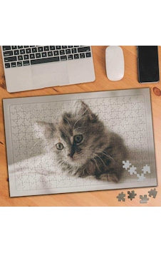 Yeni Uyanan Minnoş Kedi 240 Parça Puzzle Yapboz-1031261