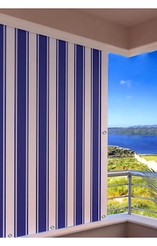 Gencer Home Balkon Perdesi Kuş Gözü Ölçü Seçenekli Mavi Beyaz Çizgili Mavi - Beyaz Gencer Home Balkon Perdesi Kuş Gözü Ölçü Seçenekli Mavi Beyaz Çizgili Mavi - Beyaz
