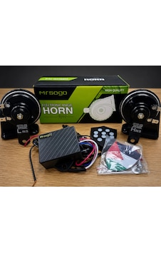 Mrsogo Elektronik Korna Seti 12v Çift Korna + Kontrol Modülü Mrsogo Elektronik Korna Seti 12v Çift Korna + Kontrol Modülü