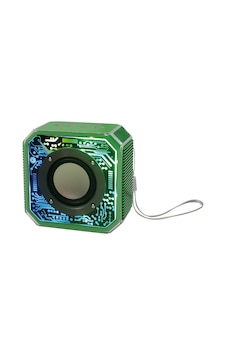 Rgb Led Işıklı Taşınabilir Kablosuz Hoparlör Profesyonel Mini Speaker Askı İpli Şarjlı