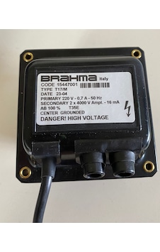 BRAHMA T17/M Sargılı Ateşleme Transformatörü 15447001 220V 0.7A 50Hz 2 x 4000V 16mA 100% (SACLI) BRAHMA T17/M Sargılı Ateşleme Transformatörü 15447001 220V 0.7A 50Hz 2 x 4000V 16mA 100% (SACLI)