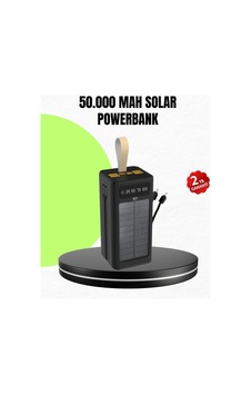 Yamanhobi Güneş Enerjili Powerbank Dijital Göstergeli Taşınabilir Güç Kaynağı Yamanhobi Güneş Enerjili Powerbank Dijital Göstergeli Taşınabilir Güç Kaynağı