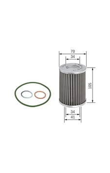 Bosch Yağ Filtresi F026407118