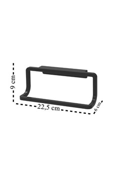 Towel Hanger Dolap Kapağına Asılabilen Havluluk, Havlu Askısı Siyah Diğer Towel Hanger Dolap Kapağına Asılabilen Havluluk, Havlu Askısı Siyah Diğer