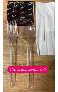 100kişilik İkram Seti Şeffaf 100kişilik İkram Seti Şeffaf