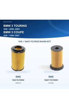 Bmw 3 E46 Yağ+yakıt Filtre Bakım Seti Bmw 3 E46 Yağ+yakıt Filtre Bakım Seti
