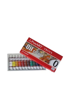 Ponart Troya Yağlı Boya Seti 12 Renk X 12 ML Ponart Troya Yağlı Boya Seti 12 Renk X 12 ML