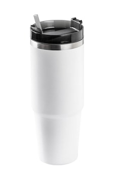 Pablo Beyaz Paslanmaz Çelik Pipetli Termos Bardak 890ml Pablo Beyaz Paslanmaz Çelik Pipetli Termos Bardak 890ml