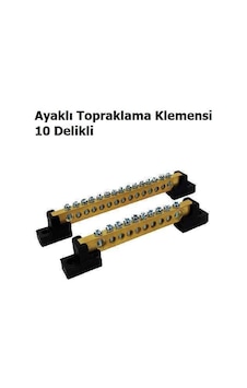 10 Delikli Ayaklı Topraklama Klemensi 10 Delikli Ayaklı Topraklama Klemensi