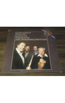 J.S. Bach - C.P.E. Bach - W.F. Bach - J.C.F. Bach - Jean-Pierre Rampal - Isaac Stern - Leslie Parnas - John Steele Ritter - Trio Sonatas - Lp 1983 J.S. Bach - C.P.E. Bach - W.F. Bach - J.C.F. Bach - Jean-Pierre Rampal - Isaac Stern - Leslie Parnas - John Steele Ritter - Trio Sonatas - Lp 1983