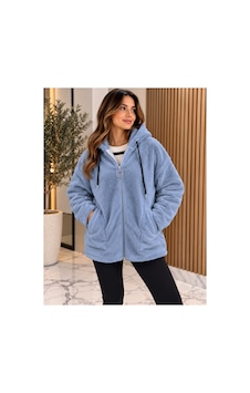 Butik İstanbul Fermuarlı Wellsoft Hırka Açık Mavi Butik İstanbul Fermuarlı Wellsoft Hırka Açık Mavi