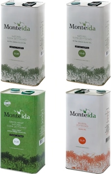 Monteida Soğuk Sıkım Zeytinyağı 2 x 5 L + Monteida Soğuk Sıkım Zeytinyağı 5 L + Monteida Riviera Zeytinyağı 5 L Monteida Soğuk Sıkım Zeytinyağı 2 x 5 L + Monteida Soğuk Sıkım Zeytinyağı 5 L + Monteida Riviera Zeytinyağı 5 L