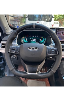 Chery Tiggo 8 İçin Standart Direksiyon Kılıfı Araca Özgü Ürün Değ Gri Chery Tiggo 8 İçin Standart Direksiyon Kılıfı Araca Özgü Ürün Değ Gri