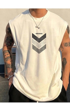 Tarzsokak Perseverance Baskılı Kolsuz Tshirt Erkek Sıfır Kol Giyim Spor Giyim Oversize Beyaz Tarzsokak Perseverance Baskılı Kolsuz Tshirt Erkek Sıfır Kol Giyim Spor Giyim Oversize Beyaz