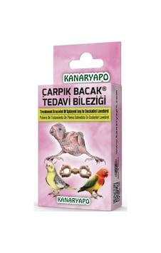 Kanaryapo Sultan Cennet ve Paraketler İçin Çarpık Bacak Bileziği 10'lu