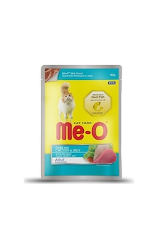 Me-o Jöle İçerisinde Tavuk ve Ton Balıklı Yetişkin Kedi Konserve 80 G Me-o Jöle İçerisinde Tavuk ve Ton Balıklı Yetişkin Kedi Konserve 80 G
