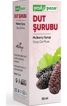 Yeşil Pazar Dut Şurubu 50 Ml Yeşil Pazar Dut Şurubu 50 Ml