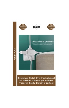 Premium Girişli Priz Fonksiyonel Ev Düzeni 3lüpriz Şık Modern Tasarım Çoklu Elektrik Ünitesi Premium Girişli Priz Fonksiyonel Ev Düzeni 3lüpriz Şık Modern Tasarım Çoklu Elektrik Ünitesi
