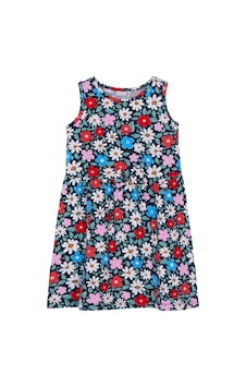 Lovetti Kız Çocuk Daisy Festival Desen Kolsuz Elbise Çok Renkli Lovetti Kız Çocuk Daisy Festival Desen Kolsuz Elbise Çok Renkli