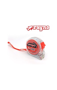 Rayno Şeffaf Şerit Metre 8m X 25mm - 11513 8 M Rayno Şeffaf Şerit Metre 8m X 25mm - 11513 8 M