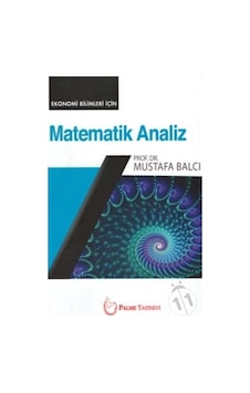 Palme Matematik Analiz Ekonomi Bilimleri Için