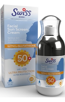 Swiss Bork Leke Karşıtı SPF50+ Yüz Güneş Kremi 100 ML Swiss Bork Leke Karşıtı SPF50+ Yüz Güneş Kremi 100 ML