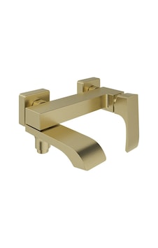Karina Plus Banyo Bataryası Fırçalanmış Altın Gold Karina Plus Banyo Bataryası Fırçalanmış Altın Gold