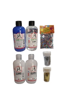 Slime Slaym Yapma Seti 250Ml 4 Adet + Toz Sim 2 Adet + Köpük N11.156 Slime Slaym Yapma Seti 250Ml 4 Adet + Toz Sim 2 Adet + Köpük N11.156