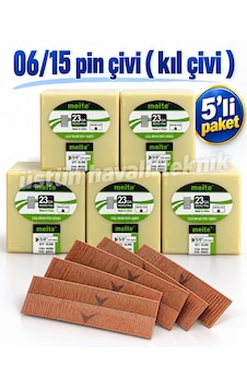 5 Adet - Meite 615 Başsız Tabanca Çivisi 15 Mm Kıl Çivi 5 Adet - Meite 615 Başsız Tabanca Çivisi 15 Mm Kıl Çivi